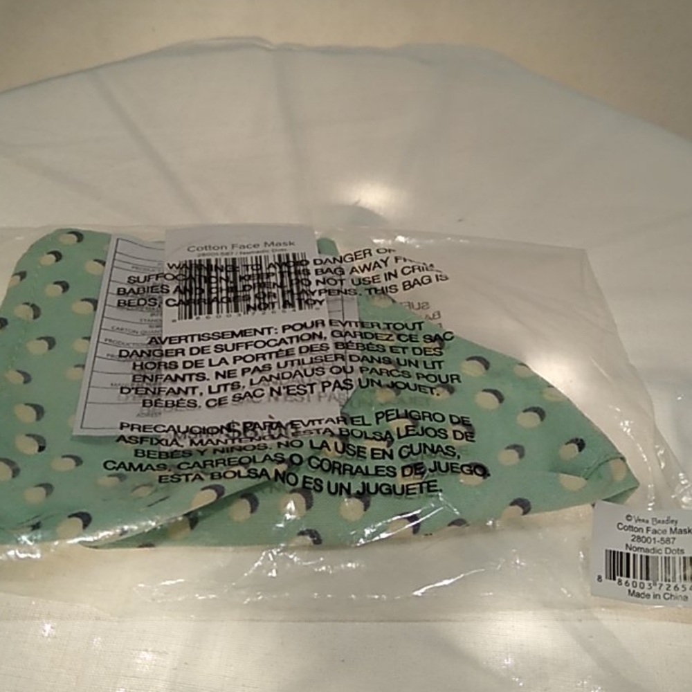 Vera Bradley face mask